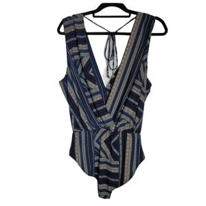 ⭐️NWT BCBGENERATION Multicolored Bodysuit Sz M